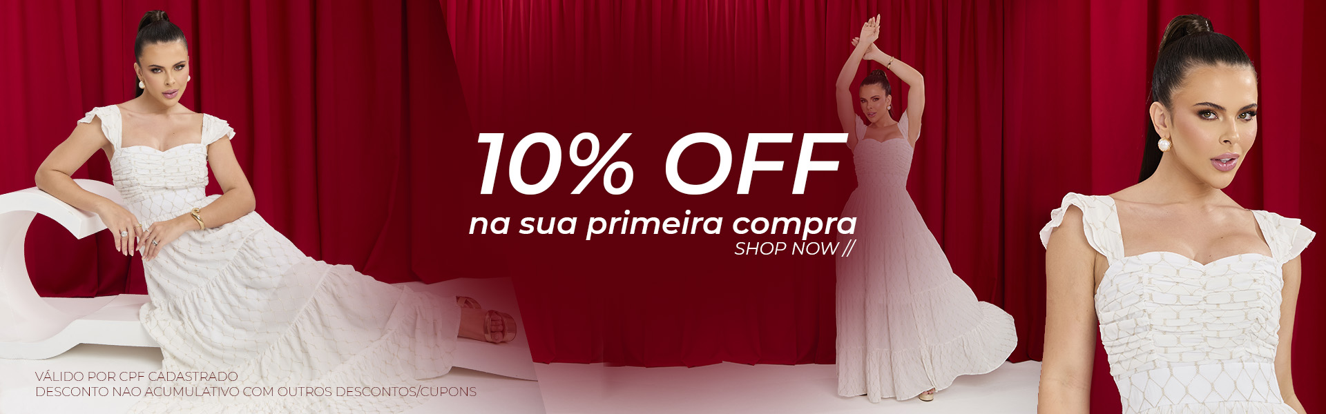 10% off na primeira compra